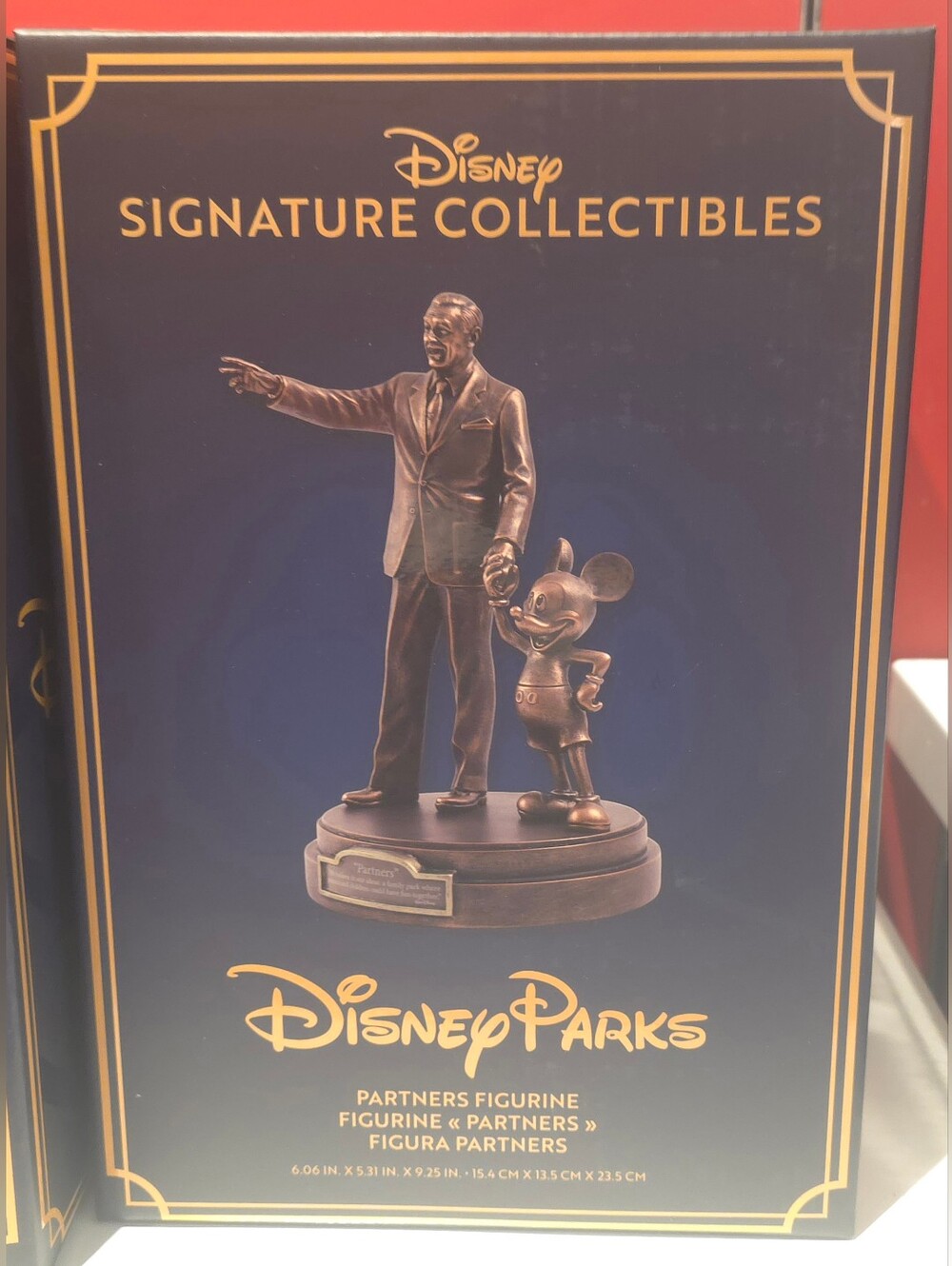 Disney Partners'' Walt Disney and Mickey Mouse Statue